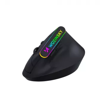 WOZINSKY WMG-1164 Wireless Vertical Ergonomic Gaming Mouse 3600 DPI RGB Black