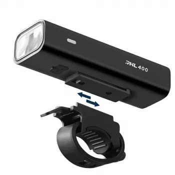 ROCKBROS RHL400 přední cyklistické světlo 400 lm USB-C černé