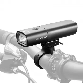 ROCKBROS RHL950 přední cyklistické světlo 950 lm s odnímatelnou baterií USB-C – černé