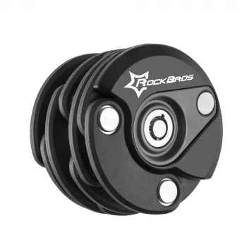 Skládací U-zámek na kolo ROCKBROS WL798, černý
