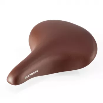 ROCKBROS 6800S retro komfortní cyklistické sedlo – hnědé