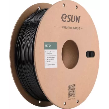 ESUN PETG+ 1,75mm černý 1kg papírová cívka filament