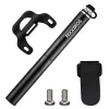 ROCKBROS JG-PB-004 Lightweight Bicycle Hand Pump with Pressure Gauge - Black