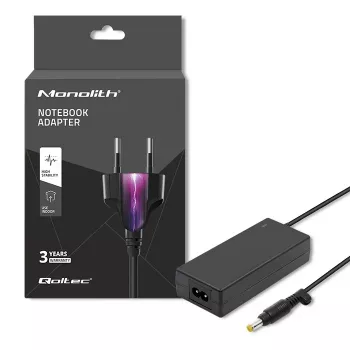 Qoltec 40W napájecí adaptér pro notebook Sony Asus 19V 2.1A 4.8x1.7mm s napájecím kabelem