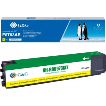 G&G inkoustová kazeta kompatibilní s Brother LC527XLY, 2000 stran, žlutá