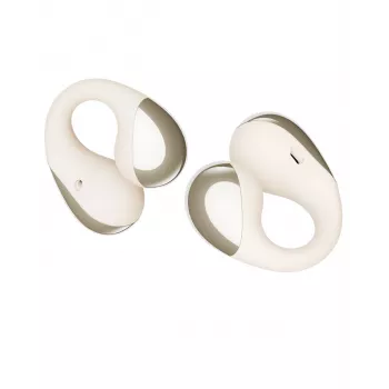 Soundpeats PearlClip Pro open-ear klipové bezdrátové sluchátka s 64hodinovou baterií, Bluetooth 5.3, ENC mikrofony, IPX4 – béžová