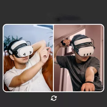 Hlavový popruh BOBOVR M3 pro Meta Quest 3 / 3S - bílý