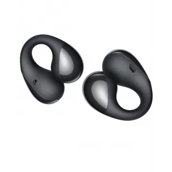 Bezdrátová otevřená sluchátka se zacvaknutím Soundpeats PearlClip Pro s AI ENC, Bluetooth 5.3, 32h výdrž baterie, IPX4, černá