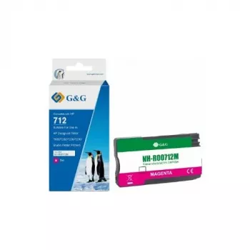 G&G inkoustová kazeta kompatibilní s HP 712XL (3ED68A), 29 ml, magenta