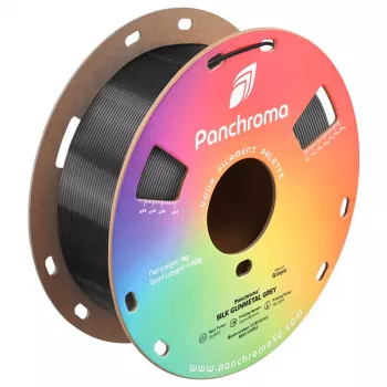 Filament pro 3D tiskárny Polymaker Panchroma PLA Silk, 1,75 mm, 1 kg, Gunmetal Grey