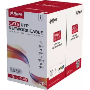 DAHUA PFM923I-6UN-C CAT6 UTP kabel 305m bílý