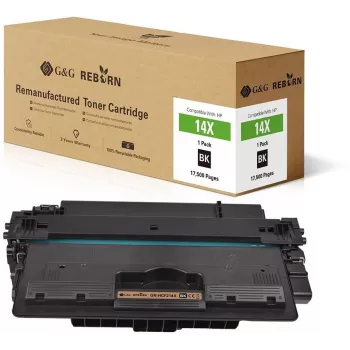 G&G Reborn repasovaný černý toner pro HP 14X (CF214X) – 17 500 stran