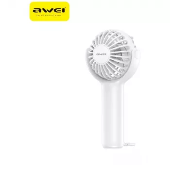 Ruční ventilátor AWEI F42, bílý