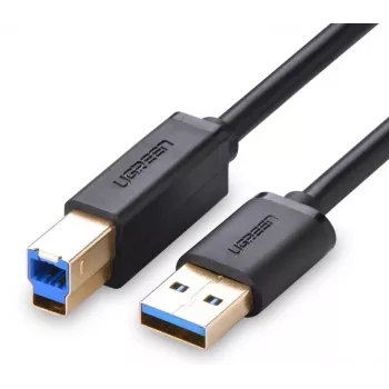UGREEN US210 USB 3.0 Type-A na Type-B kabel 1m černý