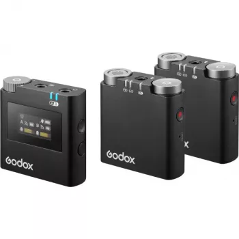 Bezdrátový mikrofonní systém Godox Virso M2 2,4 GHz pro nahrávání