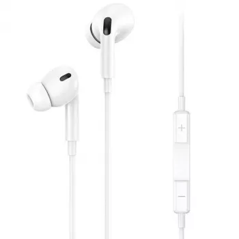 USAMS EP-41 MAX Lightning in-ear stereo sluchátka bílá