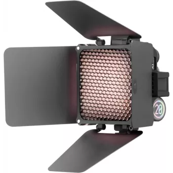 Zhiyun M20 Combo 20W Bi-Color LED video světelná sada s RGB, miniaturním stativem, difuzorem, gridem, barndoors