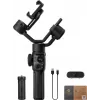 Zhiyun C030124ABR1 tříosý stabilizátor gimbal pro smartphone s vestavěným doplňkovým světlem, Bluetooth 5.0, 2600mAh baterie, až 25 h výdrž, podporuje telefony 50-90mm, černá