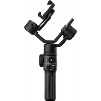 Zhiyun C030124ABR1 tříosý stabilizátor gimbal pro smartphone s vestavěným doplňkovým světlem, Bluetooth 5.0, 2600mAh baterie, až 25 h výdrž, podporuje telefony 50-90mm, černá
