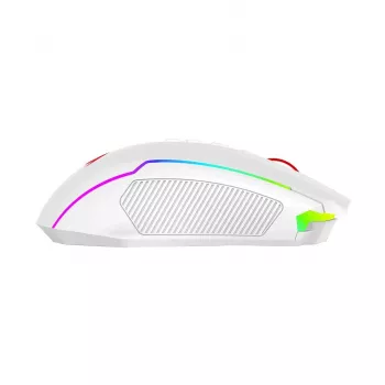 Bezdrátová herní myš Redragon M914W-RGB NIX, 5000 DPI, bílá
