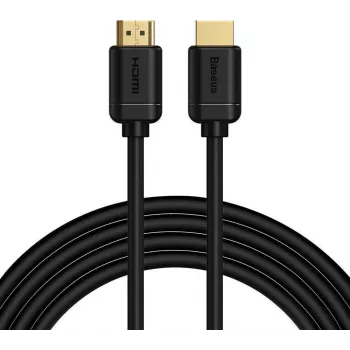 Baseus High Definition HDMI 2.0 kabel 4K 60Hz HDR 3D 18Gbps 3m černý