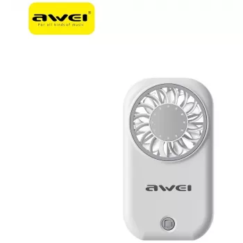 Ruční ventilátor AWEI F57, bílý
