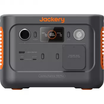 Jackery Explorer 300 Plus 288Wh LiFePO4 Přenosná elektrárna s 300W AC, 100W PD, Solar Ready