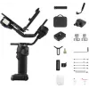 ZHIYUN CRANE 4 COMBO 3osý stabilizátor kamery gimbal s nosností 6kg, 12h baterií, dotykovým displejem a doplňovacím světlem, černý