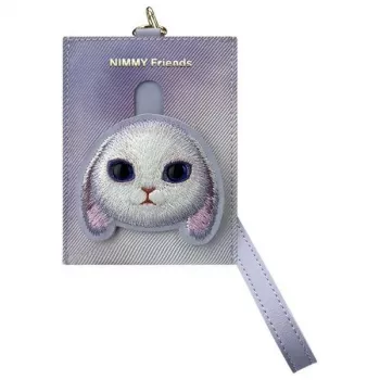 Nimmy Big Eyed Pet 2.0 Rabbit peněženka na karty, fialová