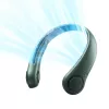 Náhrdelní ventilátor JISULIFE Neck Fan Life3 – přenosný bezlopatkový USB ventilátor s nabíjením, zelený