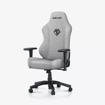 Herní židle Anda Seat Phantom 3 L, šedá látka