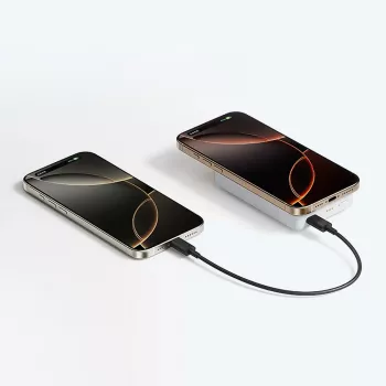 CUKTECH WPB100N magnetická bezdrátová powerbanka 10000 mAh 20W se stojánkem – bílá
