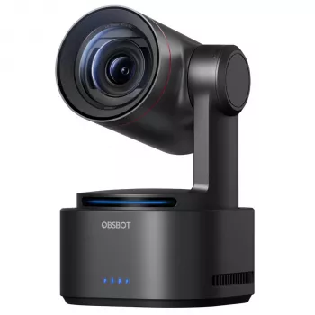 Konferenční PTZ kamera OBSBOT Tail 2 PowerUp Combo 4K s AI sledováním, NDI|HX3, duální mikrofony, ovládání gesty