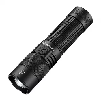 Nabíjecí LED svítilna SUPERFIRE F1-S, 1500 lumenů, teleskopický zoom, 5 režimů, IP44, černá