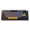 Bezdrátová mechanická herní klávesnice MACHENIKE K600-B82W Tri-Mode, 75% 82 kláves, Gateron Silver spínače, Per-Key RGB, PBT keycaps, Hot-Swappable, černá