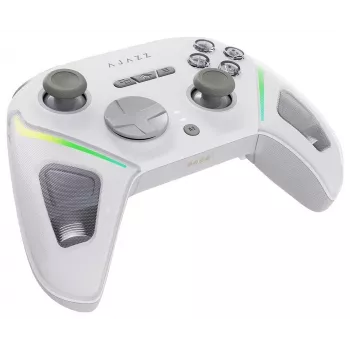 AJAZZ GP100-W tri-mode bezdrátový RGB gamepad pro Switch, PC, iOS a Android – bílý