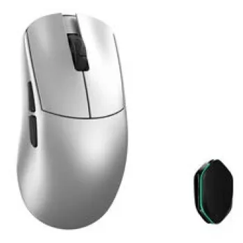 WLMouse YING hořčíková bezdrátová herní myš, PAW3950HS, 8K Polling, Omron Optical Switches – stříbrná