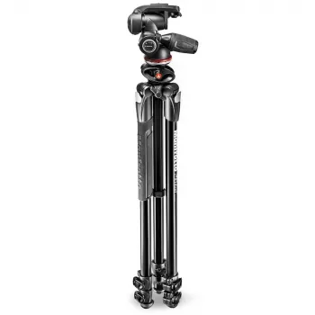Stativ Manfrotto 290 Dual hliníkový, 3 sekce, s třícestnou hlavou MK290DUA3-3W