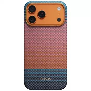 Zadní kryt PITAKA Edge Case California Dream 04 Sunset pro iPhone 17 Pro Max – ultratenký aramidový kryt s MagSafe