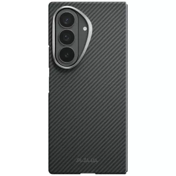 Ochranný kryt PITAKA Edge pro Samsung Galaxy Z Fold 8 Ultra, aramidové vlákno, černá/šedá (Overture Black)