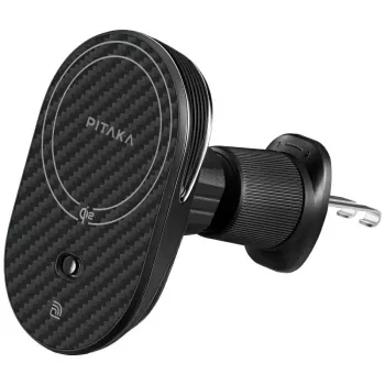 Bezdrátová nabíječka do auta PITAKA MagEZ Pro 2 Qi2 15W NFC MagSafe černošedá