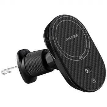 Bezdrátová nabíječka do auta PITAKA MagEZ Pro 2 Qi2 15W NFC MagSafe černošedá
