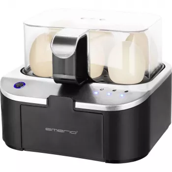 Vařič vajec Emerio pro 6 vajec, 350 W, černý