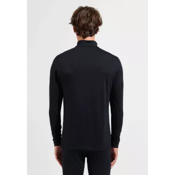 Odlo Merino 200 BL Top Turtle Neck LS Half Zip - Black - XL