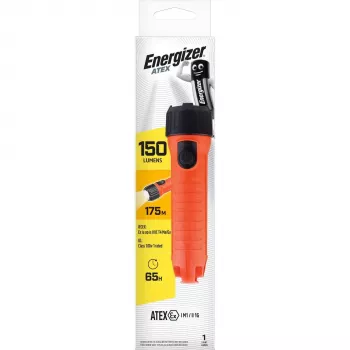 Svítilna Energizer Mine Safety ATEX 2D – jiskrově bezpečná LED, 150 lumenů, žlutá