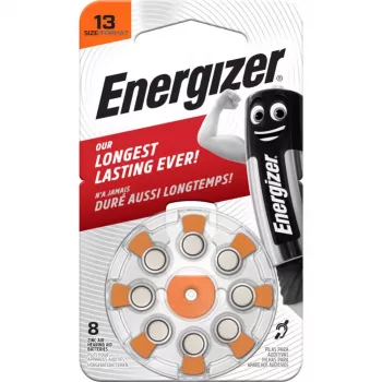Zinko-vzdušné baterie do sluchadel Energizer velikost 13 (AZ13DP8 TL8)