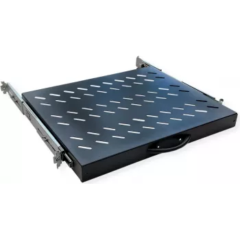 VALUE 19 inch výsuvná police pro racky do hloubky 800 mm, 420 x 568 mm, nosnost 25 kg