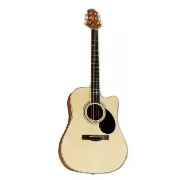 Samick GD-100SC NS Dreadnought Cutaway Acoustic Guitar - Natural Satin