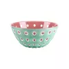 Servírovací mísa Guzzini Le Murrine 25 cm matcha zelená/bílá/mauve