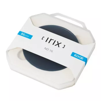Neutrální filtr Irix Edge ND16 86mm – snížení světla o 4 EV, vícevrstvá optika, tenký hliníkový rám